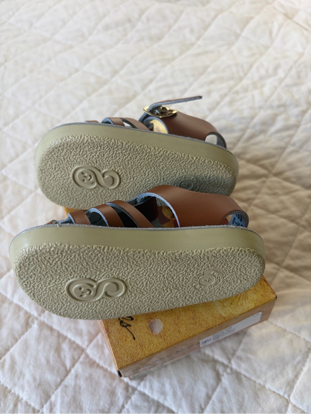 Sun-San Sailor Infant Sandals in Tan - Picture 4 of 5